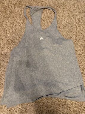 Alphalete Heather Grey Men's Racerback Tank